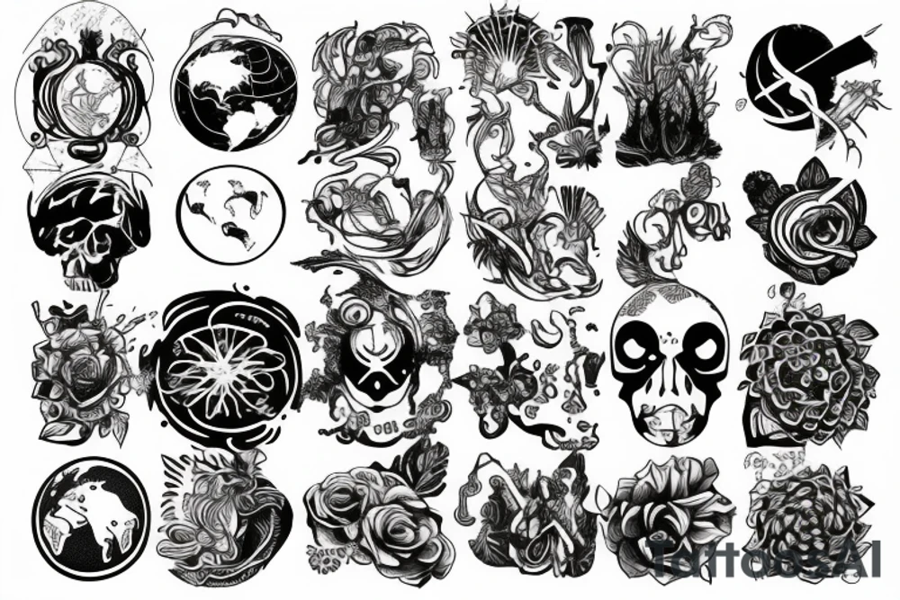 The earth tattoo idea