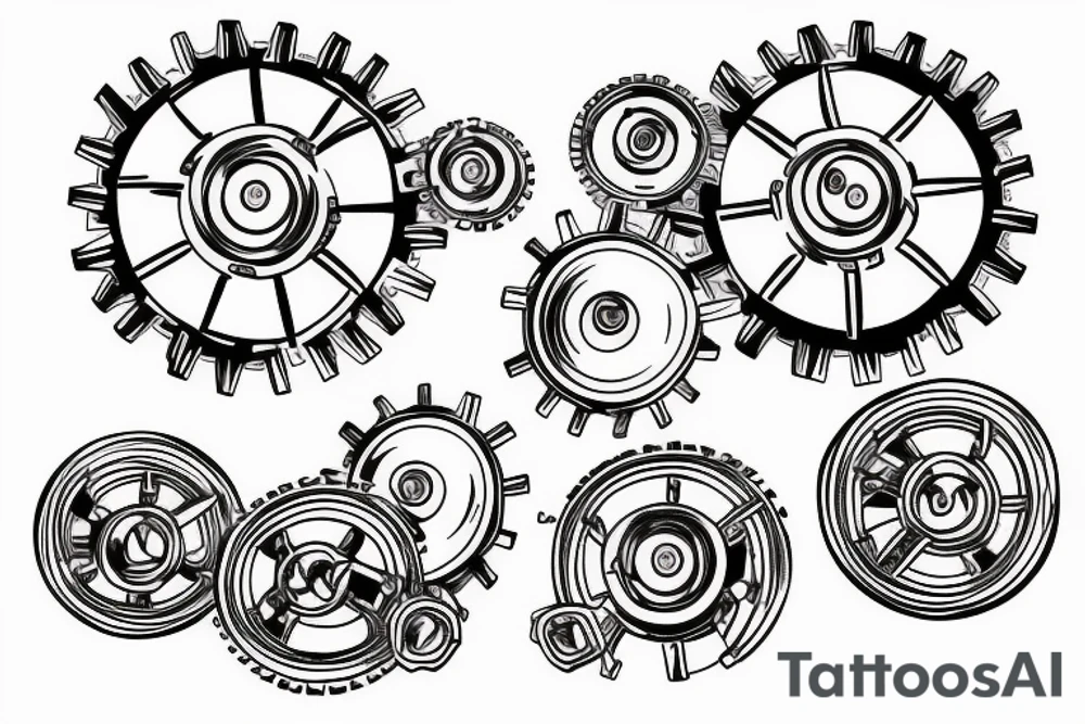 Cogwheel tattoo idea