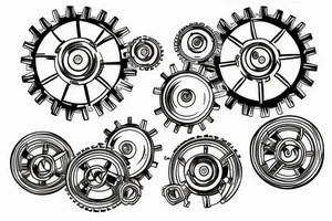 Cogwheel tattoo idea