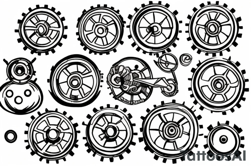Cogwheel tattoo idea