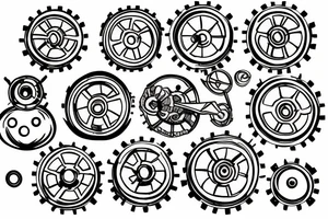Cogwheel tattoo idea