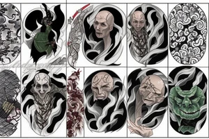 Lord Voldemort tattoo idea