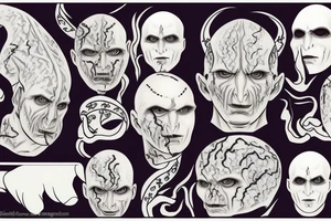 Lord Voldemort tattoo idea