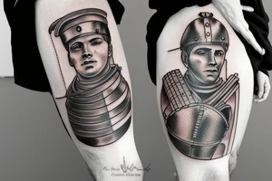 A roman soldier tattoo idea