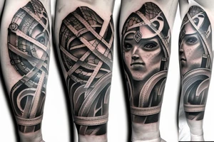 A roman gladio sword tattoo idea