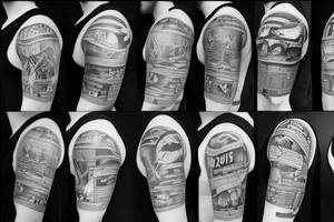 world war 2 plane tattoo idea