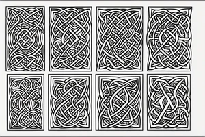 Celtic knot Star Wars symbols tattoo idea
