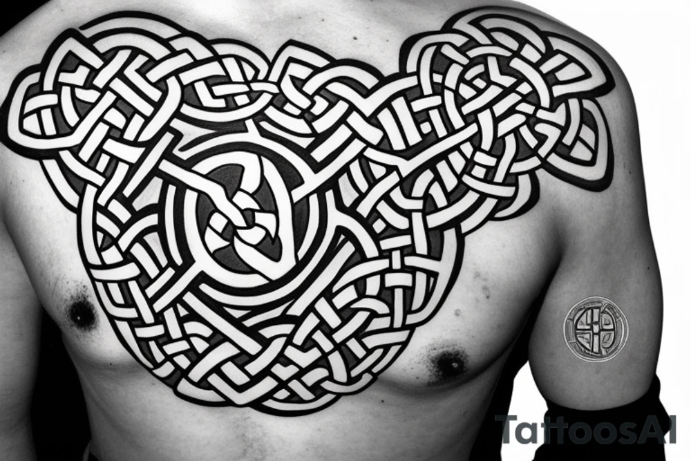 Celtic knot Star Wars symbols tattoo idea