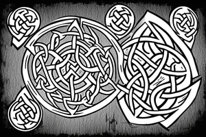 Celtic knot Star Wars symbols tattoo idea