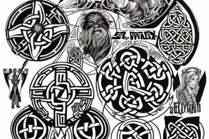 Star Wars  celtic knots tattoo idea