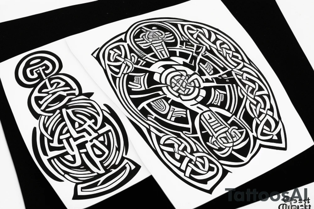 Star Wars  celtic knots tattoo idea