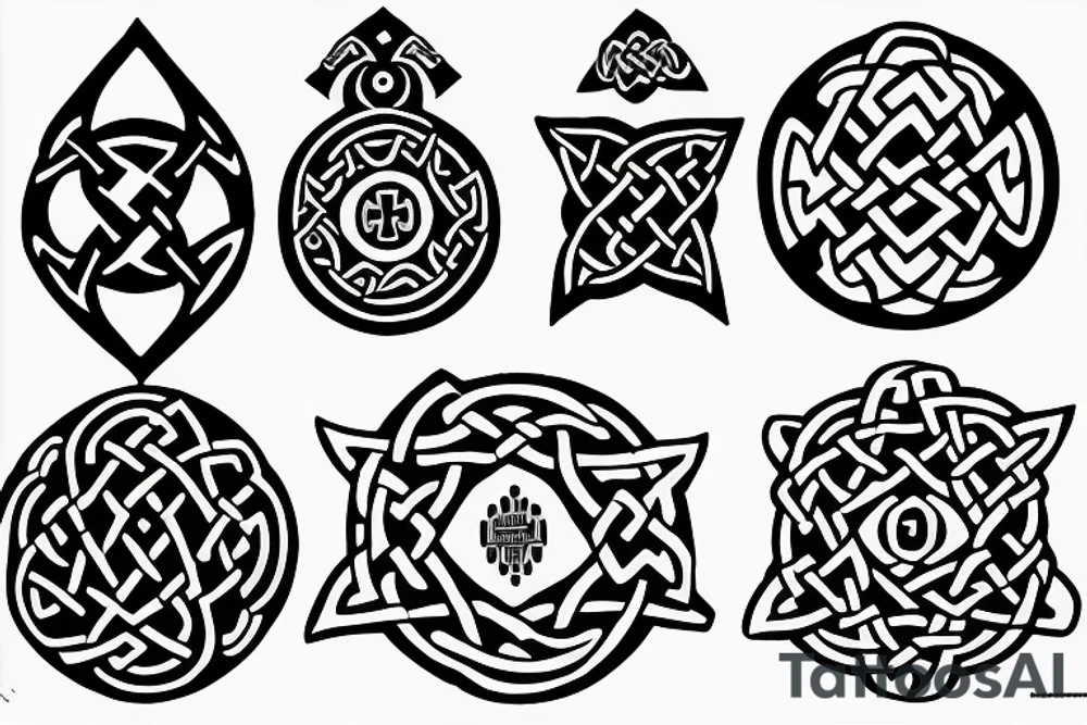 Star Wars  celtic knots tattoo idea