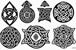 Star Wars  celtic knots tattoo idea