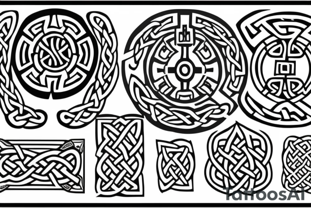 Star Wars  celtic knots tattoo idea
