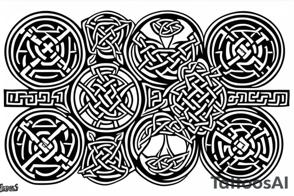 Star Wars  celtic knots tattoo idea