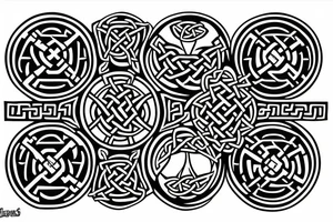 Star Wars  celtic knots tattoo idea