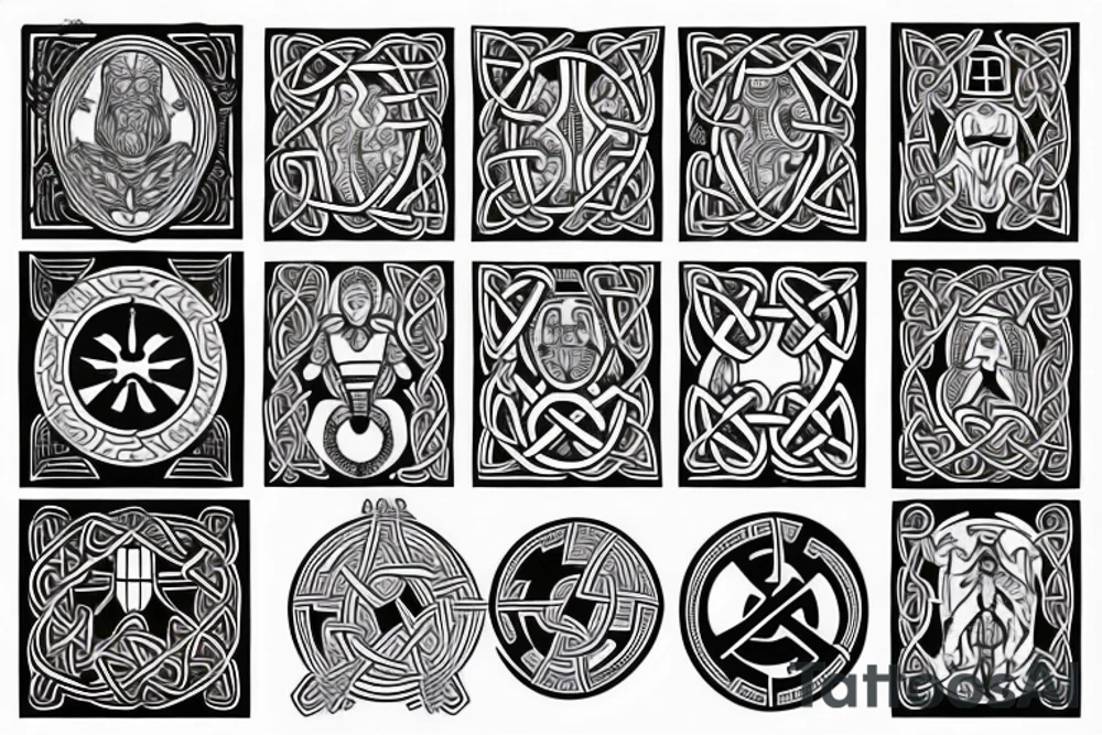 Star Wars  celtic knots tattoo idea