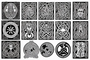 Star Wars  celtic knots tattoo idea