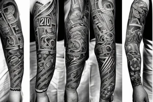Right forearm about self motivation tattoo idea