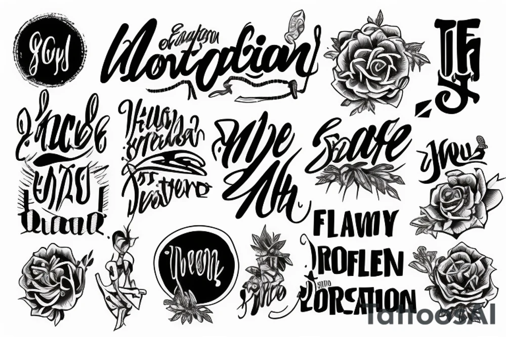 Right forearm about self motivation tattoo idea