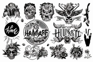 Humble hustle tattoo idea