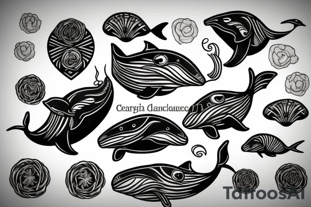 whale tattoo idea