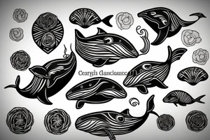 whale tattoo idea