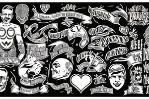 A man counting his blessings tattoo idea