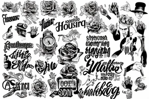 A man counting his blessings tattoo idea