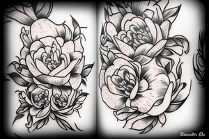 Cherry blossom tattoo a little curvy tattoo idea