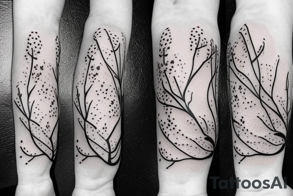 Cherry blossom tattoo a little curvy tattoo idea