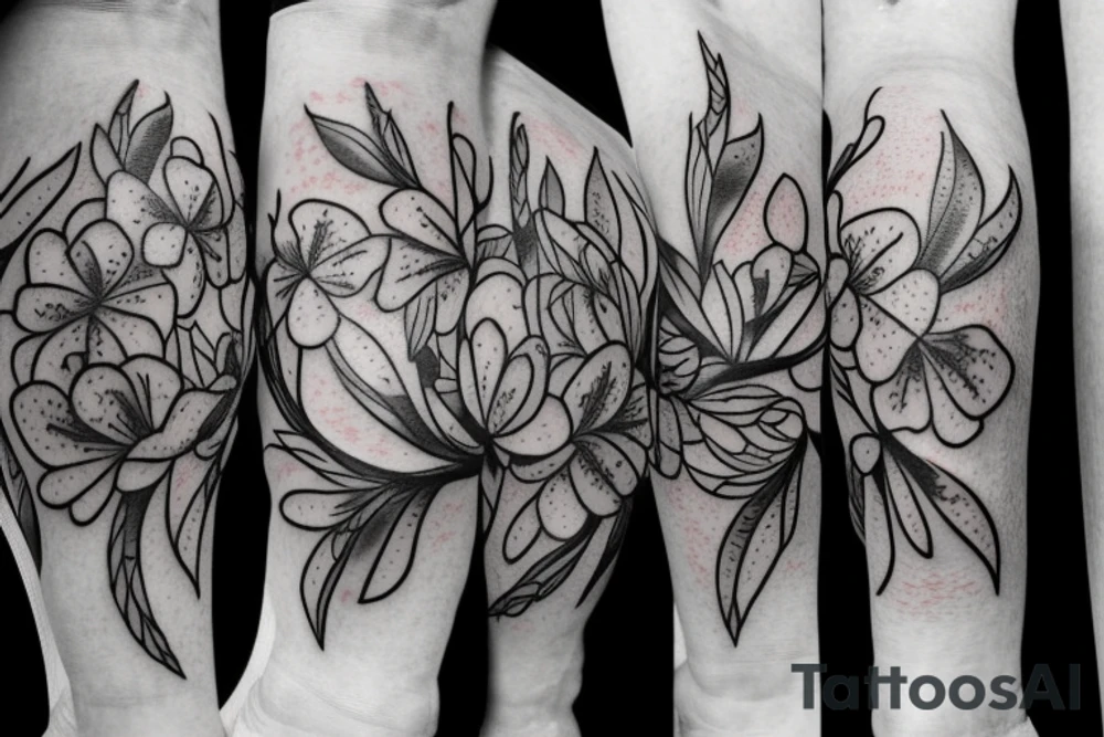 Cherry blossom tattoo realistic tattoo idea