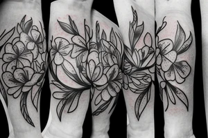 Cherry blossom tattoo realistic tattoo idea