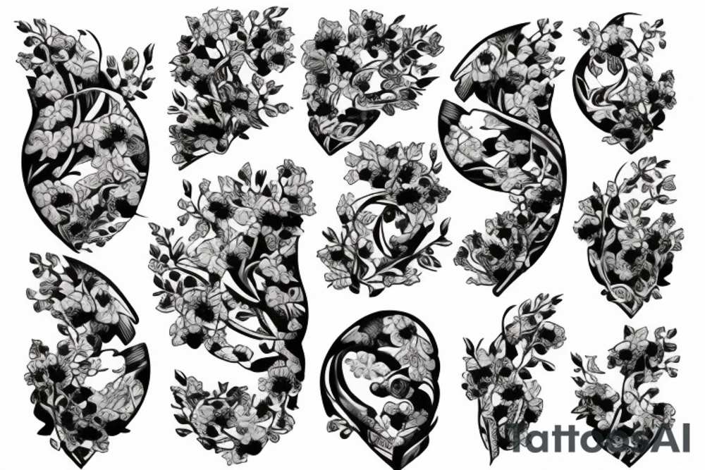 Cherry blossom tattoo realistic tattoo idea