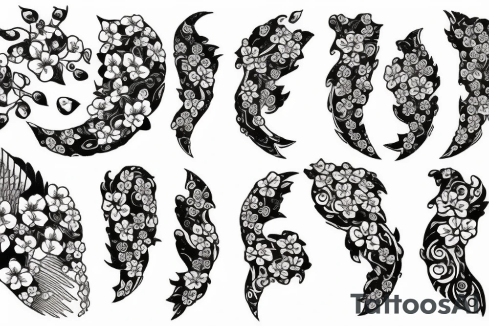 Cherry blossom tattoo idea