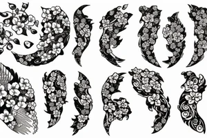 Cherry blossom tattoo idea