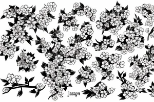 Cherry blossom tattoo idea