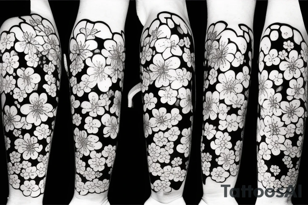 Cherry blossom tattoo idea