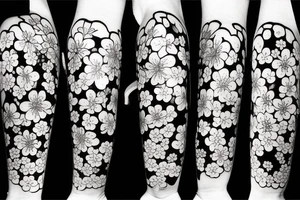 Cherry blossom tattoo idea