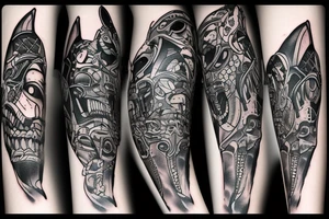 sucky panther with night vision tattoo idea