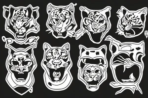 sucky panther with night vision tattoo idea