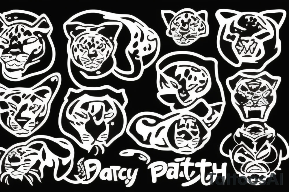 sucky panther with night vision tattoo idea