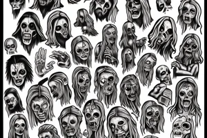 zombie jesus tattoo idea
