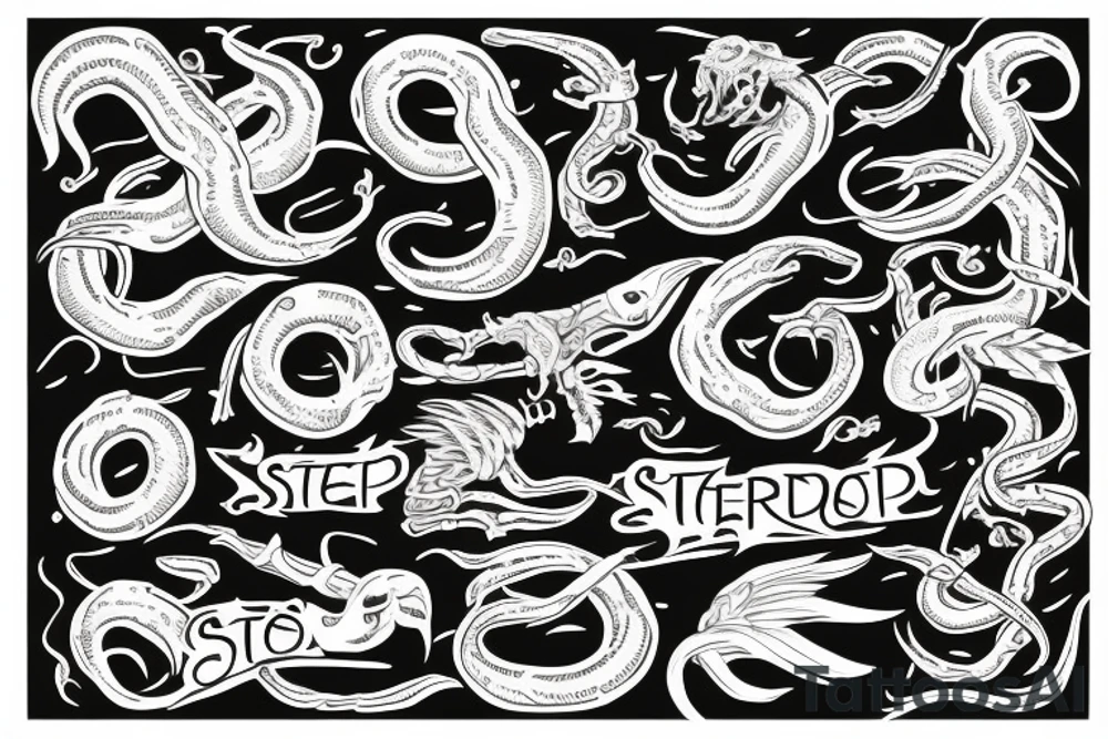 no step on snek tattoo idea