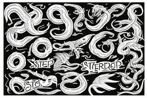 no step on snek tattoo idea