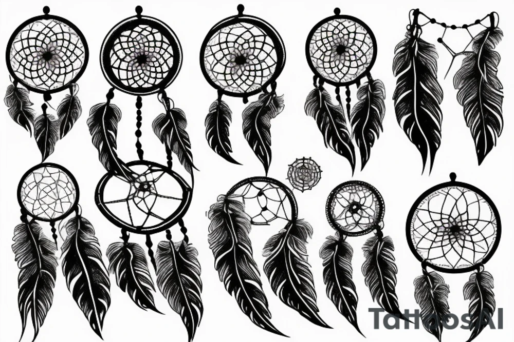 Dreamcatcher tattoo idea