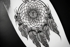 Dreamcatcher tattoo idea