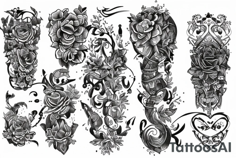 Arm band tattoo idea