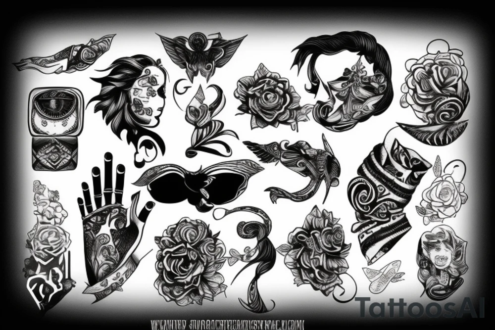 Arm band tattoo idea