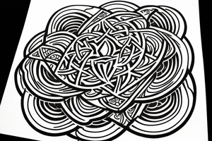Sacred geometry tattoo idea